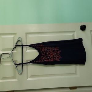 Torrid size 2 navy blue tank with adjustable straps